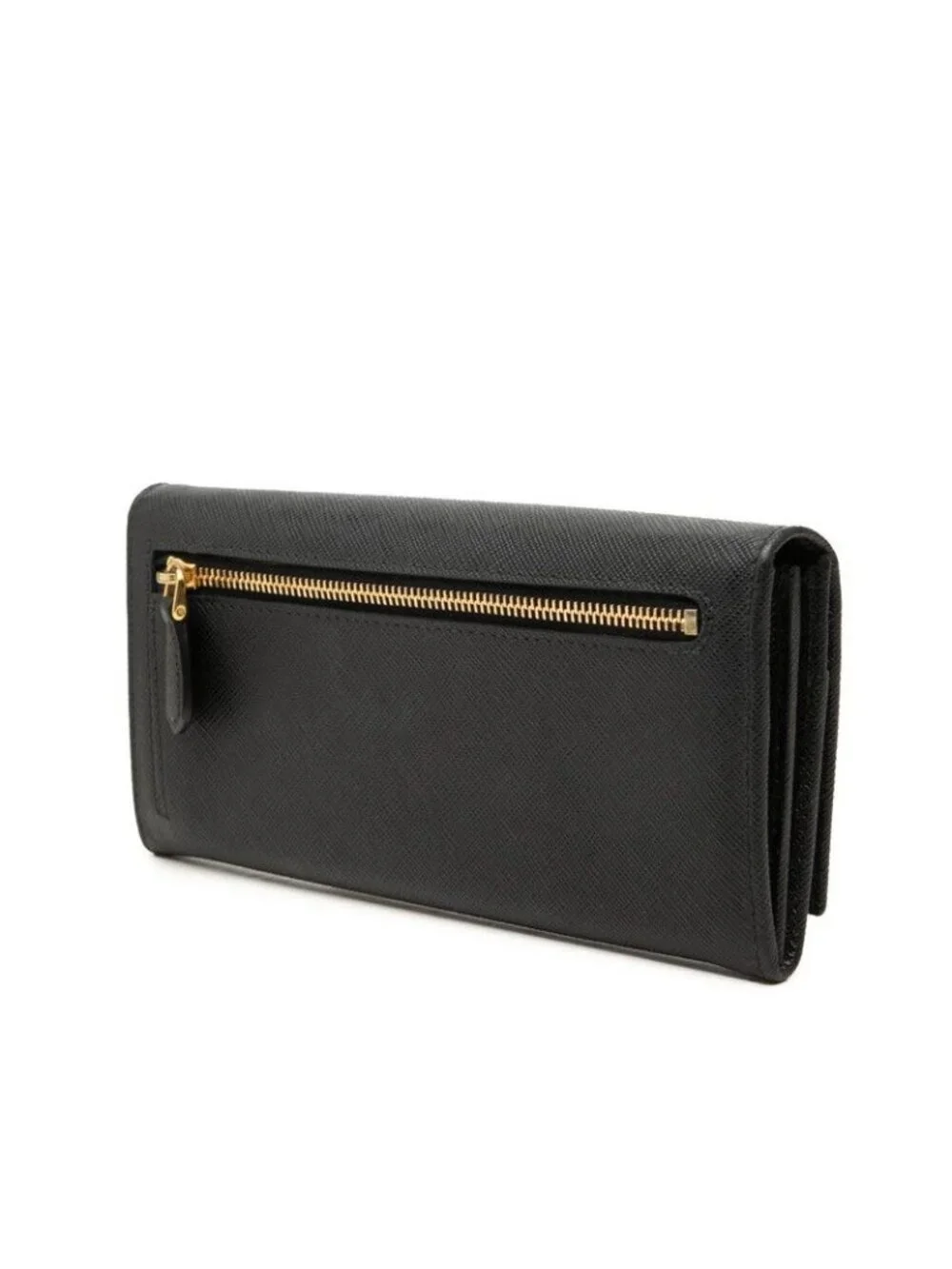 Prada Bifold Wallet Black Saffiano Leather